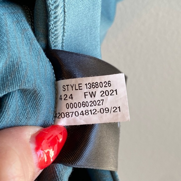 Under Armor ColdGear Authentics Mock Neck Size Small Green & Black Top/Baselayer - Picture 9 of 12